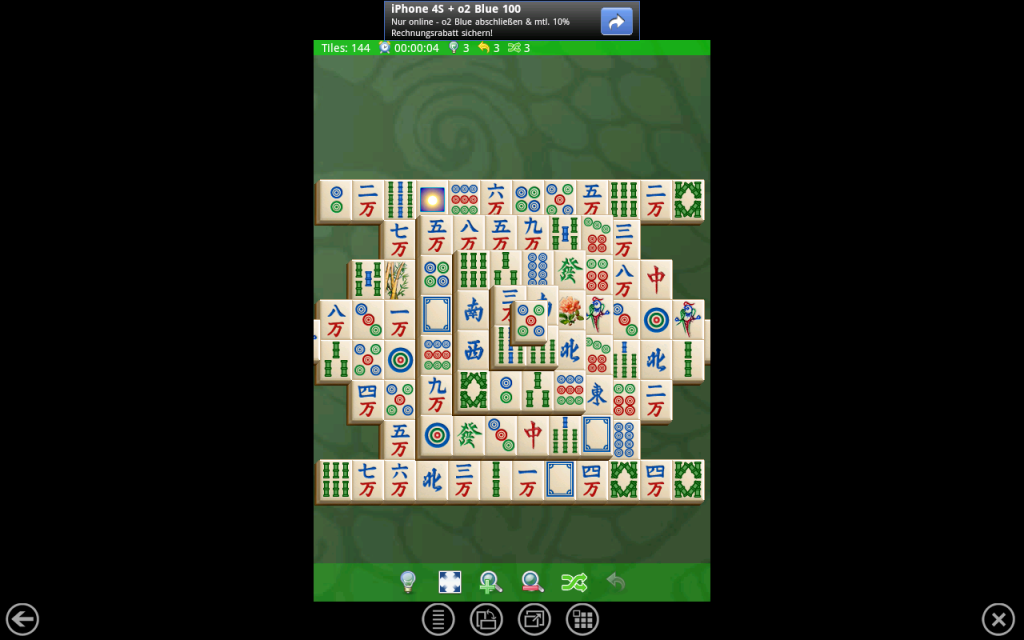 Mahjongg für Android im BlueStacks App Player unter Windows 7